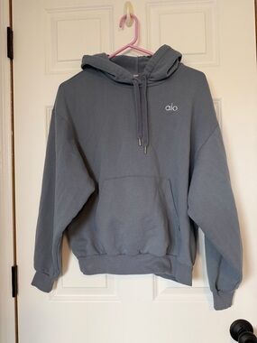 ALO Yoga Hoodie in Steel blue size small